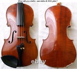 PROMOTION VIEUX VIOLON des années 1950 -VIDÉO- ANTIQUE RARE? 531