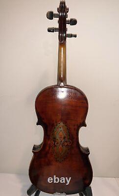 Projet de réparation de violon vintage rare Mays Badget Mays Badgett 4/4