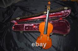 Rare Antique E. MARTIN Copie de violon modèle Stradivarius Sachsen 4/4 à réparer