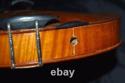 Rare Antique E. MARTIN Copie de violon modèle Stradivarius Sachsen 4/4 à réparer