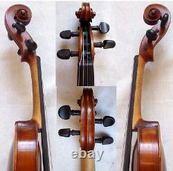 Rare Fine Old 19th C Violin Vidéo Antique Master Violino 784