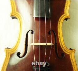 Rare Fine Old Violin Voir Vidéo Anticique Master? Violino? 369