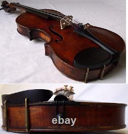 Rare Old Allemand 19th Cty Violin 1872 Vidéo- Anticique Master? 587