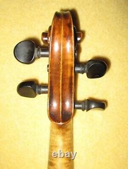 Rare Old Antique 1915 Vintage Italien 4/4 Violon-huge Solo Expédition Sans Son