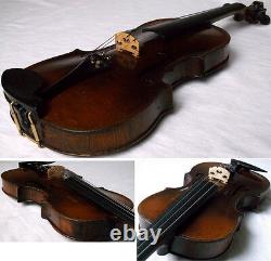 Rare Old Baroque 1800 C. F Hopf Violon Video Antique Violino 584