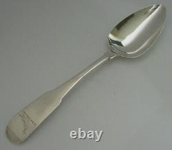 Serling Irish Silver Cargill Familial Crested Serving Spoon 1803 66g Georgien