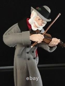 Simpich Personnage Poupée Homme Fiddler Violon Vintage 13 Grand Noël 2003