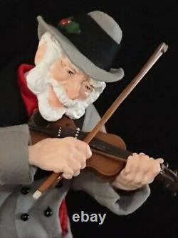 Simpich Personnage Poupée Homme Fiddler Violon Vintage 13 Grand Noël 2003