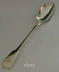 Stunning Anglais Géorgien Solide Sterling Silver Basting Spoon 1836 Antique 130g