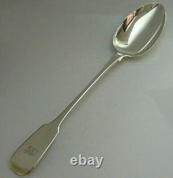 Stunning Anglais Géorgien Solide Sterling Silver Basting Spoon 1836 Antique 130g