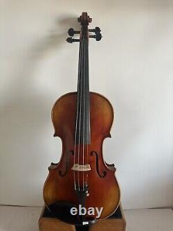 Style ancien de violon 4/4 1PC en érable flammé dos en épicéa ancien fait à la main K3934
