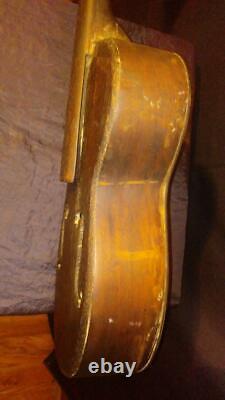 TROUVÉ EN GÉORGIE DU NORD-EST VIOLON FOLKLORIQUE PRIMITIF ANTIQUE FAIT MAIN 34x8