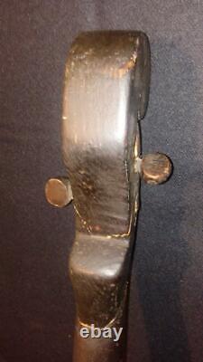 TROUVÉ EN GÉORGIE DU NORD-EST VIOLON FOLKLORIQUE PRIMITIF ANTIQUE FAIT MAIN 34x8