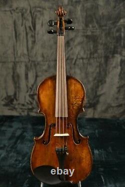 Un Vieux Violon Antique Vintage! Étiqueté Carlo Guadagnini 1814. Écouter L'échantillon