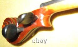 Un violon Old Antique Vintage 2011 1/2 taille avec étiquette Bellafina - Son chaud et puissant - Bon état