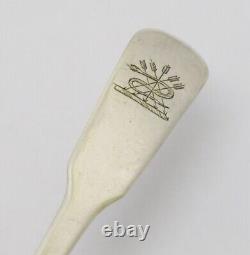 V Rare Collectable Anticique Francesco Ramayon Gibraltar Solide Silver Spoon C1830