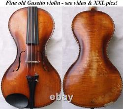 Vidéo rare d'un ancien violon Guseto allemand antique ? 223