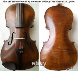 Vieil Allemand Violin H. Doelling Jr Video Antique? 341