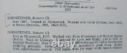 Vieil antique Violon Johann Hornsteiner 4/4 de 1910 - État moyen - Vendu bon marché