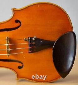 Vieil violon vintage 4/4 Étiquette Geige alto violoncelle ENRICO MARCHETTI Nr. 206