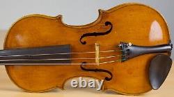 Vieil violon vintage 4/4 Geige alto violoncelle violon estampillé HOPF Nr. 1968