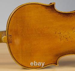 Vieil violon vintage 4/4 Geige alto violoncelle violon estampillé HOPF Nr. 1968