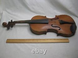 Vieille Copie Antique De Stradivarius Faite En Autriche Violon Instrument De Musique