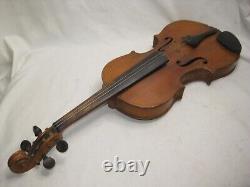 Vieille Copie Antique De Stradivarius Faite En Autriche Violon Instrument De Musique