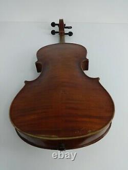 Vieille Violon Stradivarius Replica Hutton School Of Music Glasgow 1950s + Bow