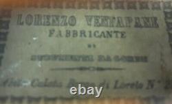 Vielle violon vintage 4/4 étiquette LORENZO VENTAPANE Nr. 1687