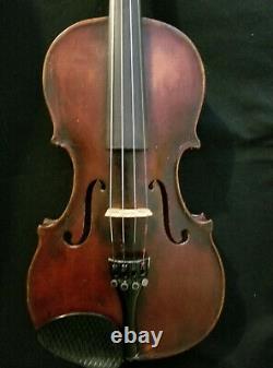 Vieux, Ancien, Violon Vintage Allemand Guarnerius Lbl, Représentant A Barlow N. Devon