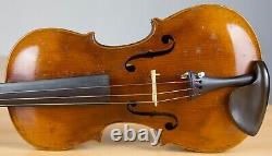 Vieux violon vintage 4/4 étiquette DAVID TECCHLER Nr. 1947