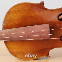 Vieux violon vintage 4/4 étiquette geige viola violoncelle fiddle LORENZO VENTAPANE Nr. 1687