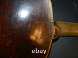 Vintage Antique Old Violin Taille Normale