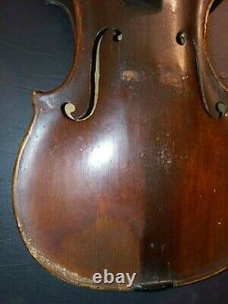 Vintage Antique Old Violin Taille Normale