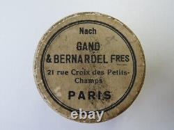 Vintage Antique Violon Bow Rosin Gand & Bernardel Paris France Rare Boîte Originale
