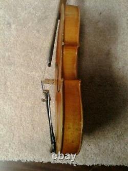 Vintage Antonius Stradivarius Cremonensis Faciebat Anno 17 Violon Avec Étui Max