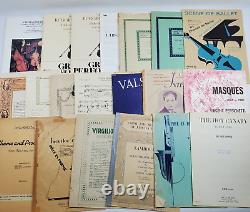 Vintage Lot De 150 Violon Piano Partition Antique Livres De Chansons
