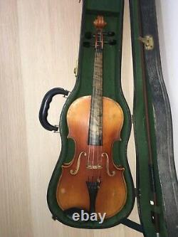 Vintage / Près D'antique Avant La Guerre Stradivarius Copie Riche Ton Violon