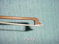 Vintage Violine Bow 20 40 Grammes Allemagne Marquée 1950 Mop Ebony Leather