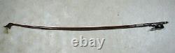 Vintage/antique Meisel Violon Bow 28 1/4 2.8 Ounces Allemagne