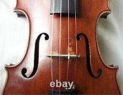 Violin Allemand Wilhelm Herwig 1910 1920 -video- Antique? 343