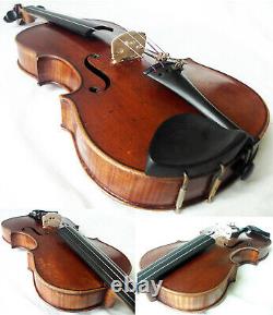 Violin Allemand Wilhelm Herwig 1910 1920 -video- Antique? 343