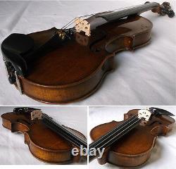 Violin D'allemagne C. F. Glass Au Milieu Des Années 1800 Vidéo Antique Master? 923