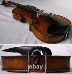 Violin D'allemagne C. F. Glass Au Milieu Des Années 1800 Vidéo Antique Master? 923