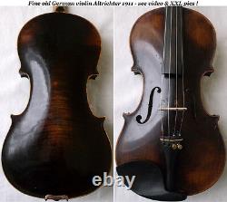 Violine Allemande Fine Altrichter 1911 - Voir Vidéo Antique Rare 580