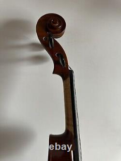 Violon 4/4 modèle Guarneri 1PC en érable flammé massif avec table en épicéa fait main K4166