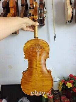 Violon 4/4 modèle Guarneri en érable flammé massif avec dos en érable et table en épicéa fait à la main N2.