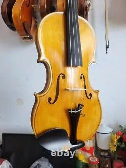 Violon 4/4 modèle Guarneri en érable flammé massif avec dos en érable et table en épicéa fait à la main N2.