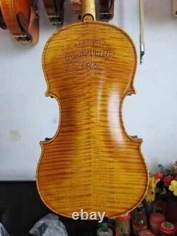 Violon 4/4 modèle Guarneri en érable flammé massif avec dos en érable et table en épicéa fait à la main N2.